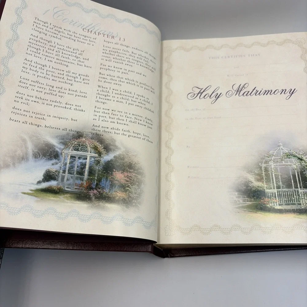 VTG Holy Bible 2002 NKJV  Thomas Kinkade Painter Of Light New King James Version